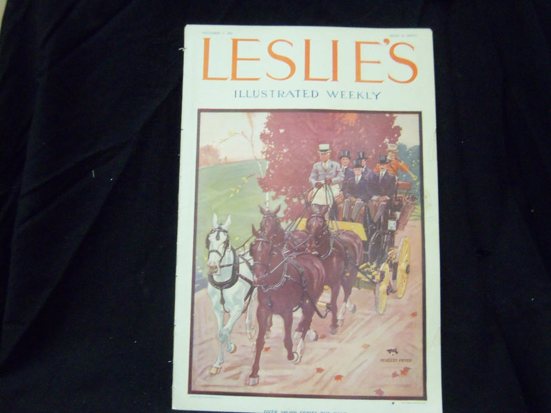 1911 NOVEMBER 9 LESLIE'S WEEKLY MAGAZINE - GREAT PHOTOS & ADS - ST 1193