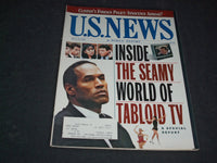 1994 JULY 25 U.S. NEWS & WORLD REPORT MAGAZINE-SEAMY WORLD OF TABLOID TV-SP 6345