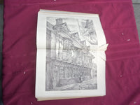 1892 JAN-DEC THE BUILDER U. K. MAGAZINE BOUND VOLUMES - 2 VOLS - FOLD OUTS- C 12