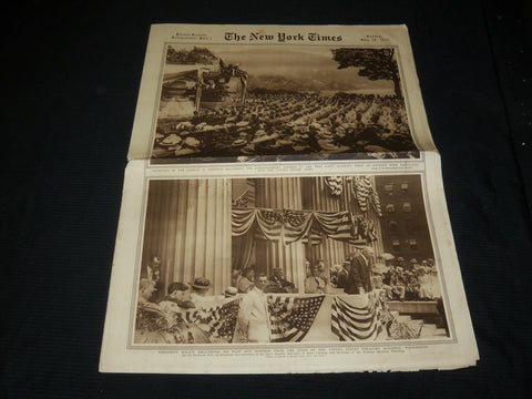 1915 JUNE 20 NEW YORK TIMES PICTURE SECTION - WEST POINT - WILSON - NP 5480
