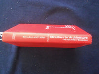 1975 STRUCTURE IN ARCHITECTURE HARDCOVER BOOK BY SALVADORI AND HELLER - KD 8612