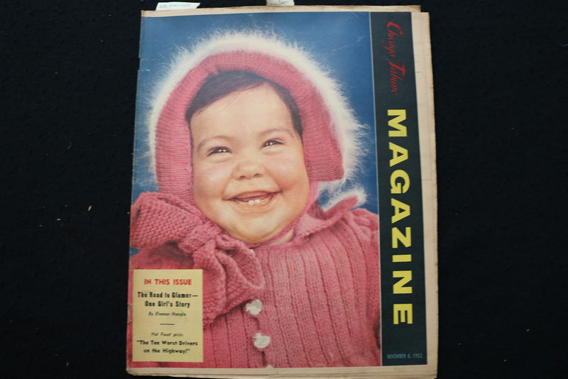 1953 NOV 8 CHICAGO SUNDAY TRIBUNE MAGAZINE -R. HAYWORTH & J. LEIGH - E 26348