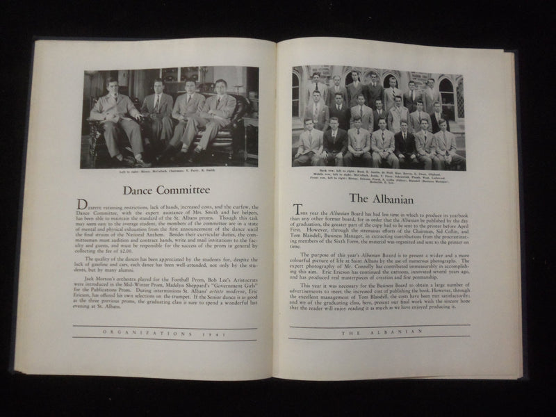 1945 THE ALBANIAN ST. ALBANS SCHOOL YEARBOOK - WASHINGTON, D.C. - YB 3157