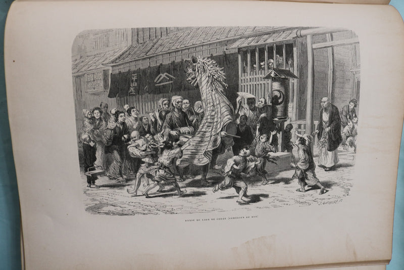 1870 LE JAPON ILLUSTRE HARDCOVER BOOK BY AIME HUMBERT - VOLUME 2 - KD 9709