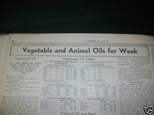 1934 JANUARY-APRIL CHEMICALS MAGAZINE BOUND VOLUME - NICE ADS - KD 2951