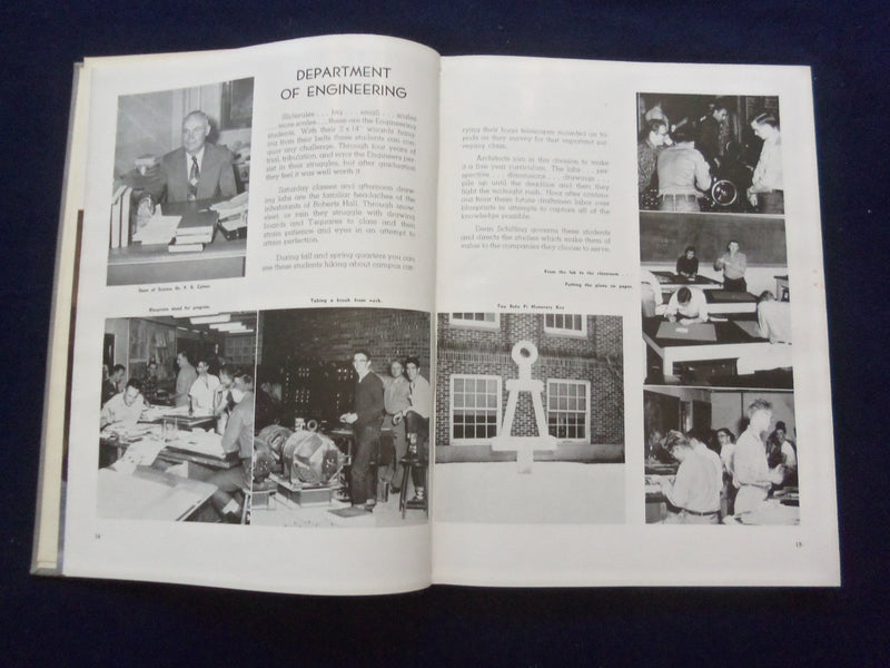 1955 MONTANAN MONTANA STATE UNIVERSITY YEARBOOK - BOZEMAN, MONTANA - YB 3097