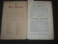 1889 JUNE THE NEW REVIEW MAGAZINE VOLUME 1 NO. 1 EDITED BY A. GROVE - J 2146