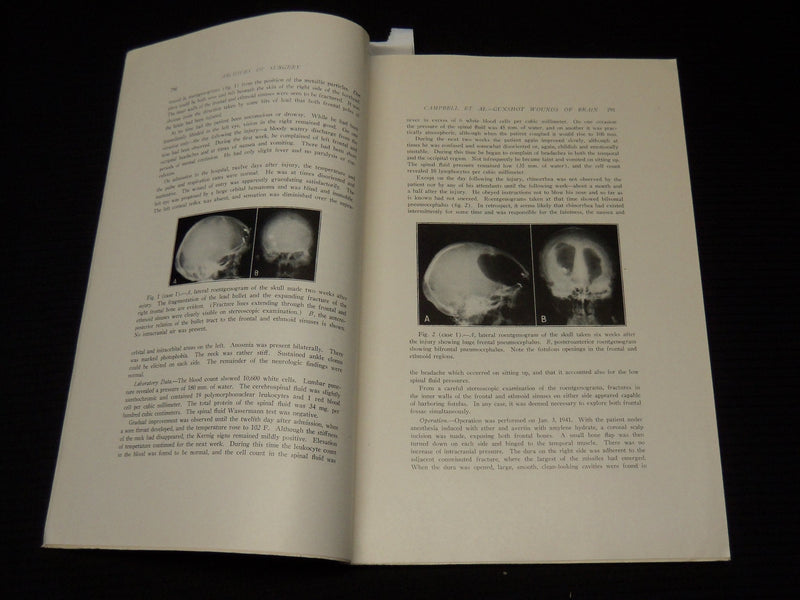 1942 ARCHIVES OF SURGERY BULLETINS LOT OF 3 - AMERICAN MEDICAL ASSOC. - O 2922F