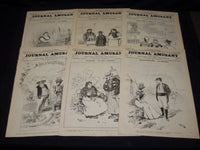 1897 JOURNAL AMUSANT ILLUSTRE FRENCH MAGAZINE LOT OF 29 - FASHION ILLUS- O 3197D