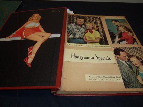 HOLLYWOOD MOVIE STARS SCRAPBOOK - LADD - WILDE - GREAT PHOTOS - 26A