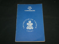 1983 THE BOOK OF CONFESSIONS - PRESBYTERIAN CHURCH SOFTCOVER BOOK - KD 7132
