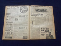 1958 JUNE 10 BOSTON RECORD AMERICAN NEWSPAPER -GOLDFINE THREAT TO SOLONS-NP 6275