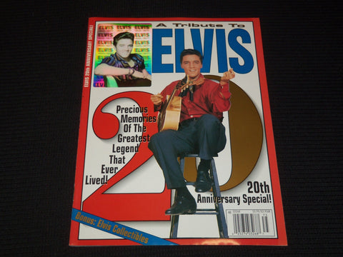 1997 20TH ANNIVERSARY A TRIBUTE TO ELVIS MAGAZINE - E 15457