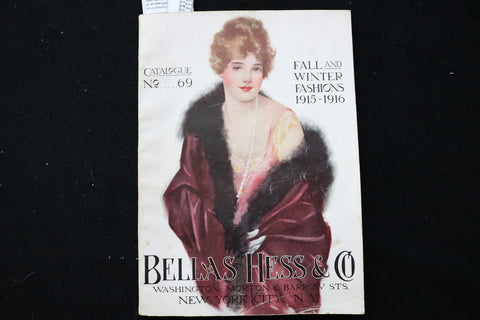 1915-1916 FALL AND WINTER FASHIONS BELLAS HESS & CO CATALOG - K 2450