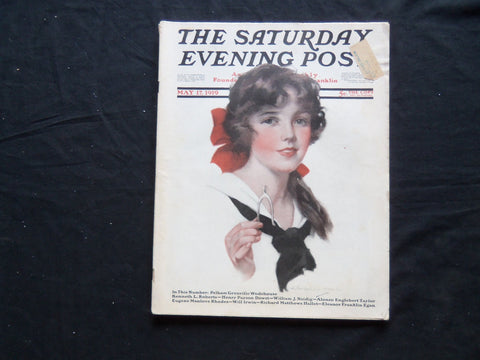 1919 MAY 17 THE SATURDAY EVENING POST MAGAZINE - ILLUSTRATED COVER - SP 929