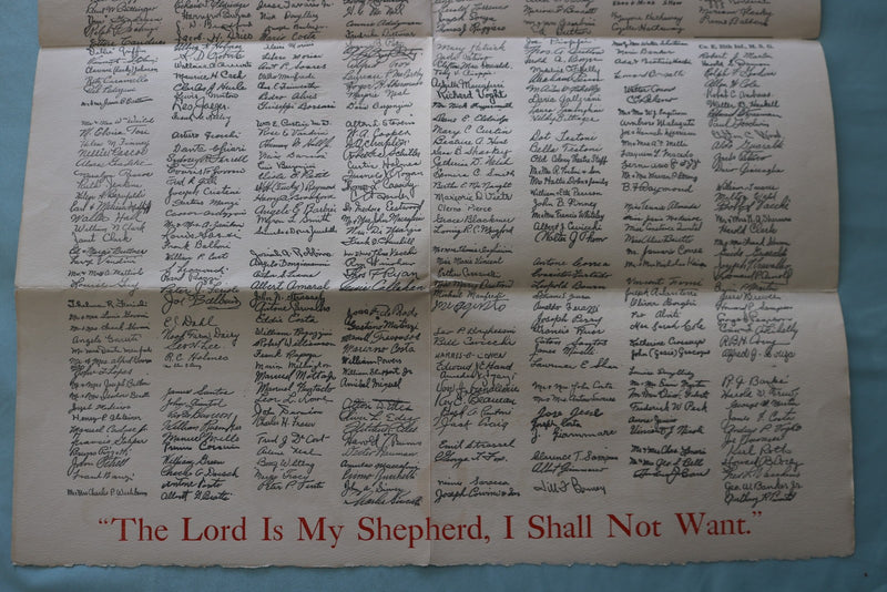 1942 SEASON'S GREETINGS FROM PLYMOUTH - FOLD-OUT - K 3438