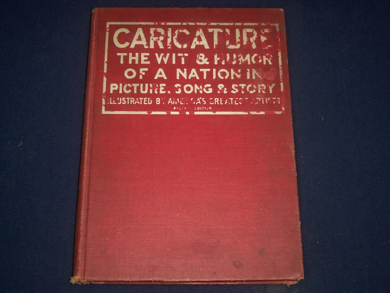 1910 CARICATURE WIT & HUMOR OF NATION BOOK - ILLUSTRATIONS - FLAGG - KD 3165