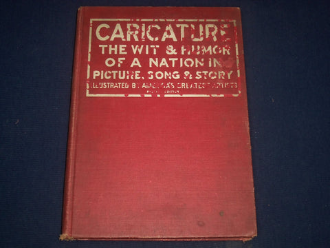 1910 CARICATURE WIT & HUMOR OF NATION BOOK - ILLUSTRATIONS - FLAGG - KD 3165