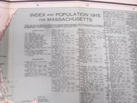 1918 THE OFFICIAL MAP OF SOUTHERN NEW ENGLAND 36