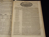 1830-1831 THE ALBION WEEKLY GAZETTE BOUND VOLUME NO. 9 - NEW YORK - R 89Z