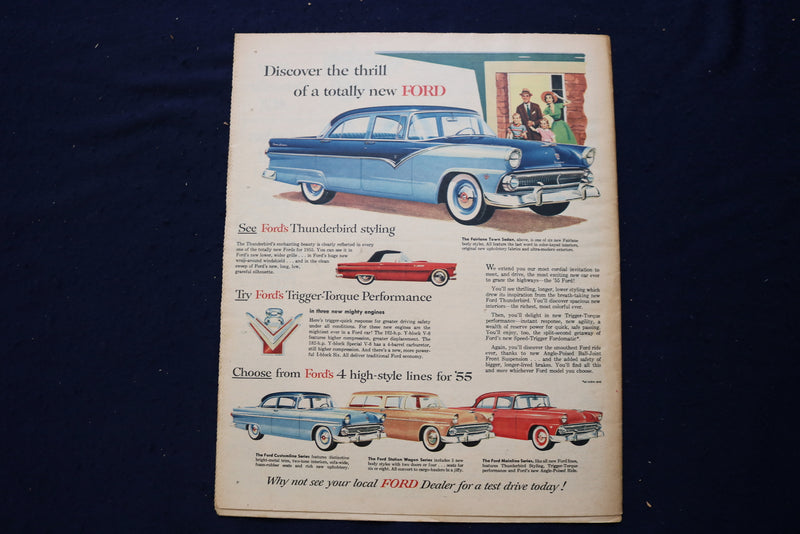 1954 DEC 12 AMERICAN WEEKLY MAGAZINE-REYNOLDS-FISHER ARTICLE AND PHOTO - E 23263