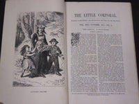 1870-1874 THE LITTLE CORPORAL MAGAZINE FOR BOYS & GIRLS LOT OF 32 - WR 379