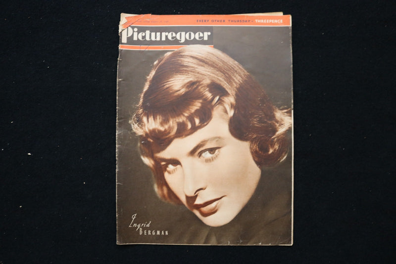 1948 AUGUT 28 PICTUREGOER MAGAZINE - INGRID BERGMAN COVER - E 26033