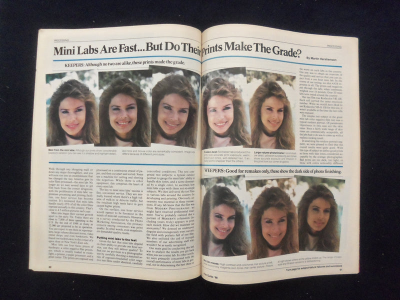 1988 MODERN PHOTOGRAPHY'S FILM GUIDE '88 MAGAZINE - SP 1534F