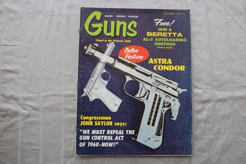 1969 DECEMBER GUNS MAGAZINE - ASTRA CONDOR COVER - ST 3400G