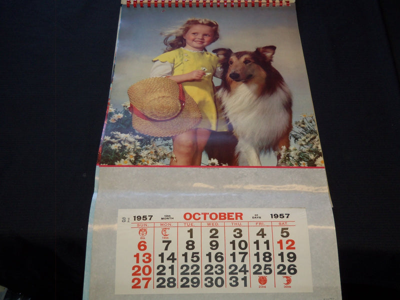 1958 BEAUX-ART HANGERS CALENDAR SALESMAN SAMPLE SHEETS BOOK - C 13