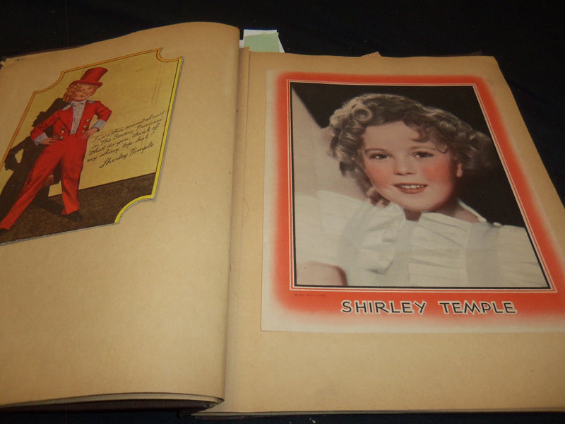 1930'S HOLLYWOOD STARS SCRAPBOOK - TEMPLE - HARLOW - 39A