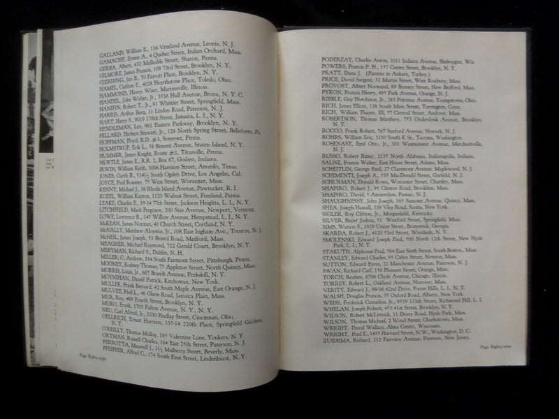 1946 SHAKEDOWN NAVAL RESERVE OFFICERS TUFTS TRAINING CORPS YEARBOOK - YB 3372
