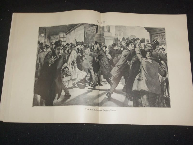 1911 JANUARY 26 LIFE MAGAZINE - J. M. FLAGG ILLUSTRATED COVER - ST 6440