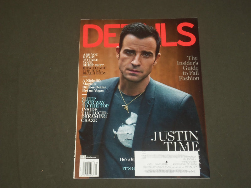 2014 AUGUST DETAILS MAGAZINE - JUSTIN TIME COVER - B 1671