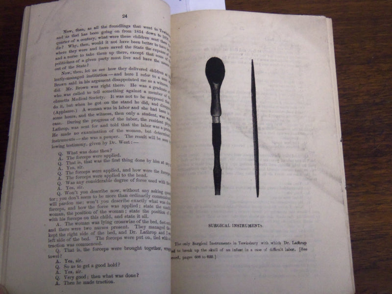 1883 TEWKSBURY INVESTIGATION COMMITTEE BULLETIN BY GOV. BENJAMIN BUTLER - K 1166
