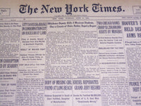 1931 JUNE 9 NEW YORK TIMES - OKLAHOMA DEPUTY KILLS 2 MEXICAN STUDENTS - NT 2162