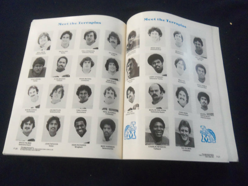 1978 DEC 23 SUN BOWL PROGRAM - UNIVERSITY TEXAS VS UNIVERSITY MARYLAND -ST 5005O