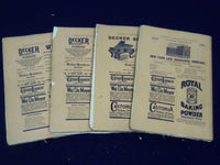 1881 APPLETON'S JOURNAL MAGAZINE LOT OF 4 ISSUES - NICE ADS & STORIES - WR 779
