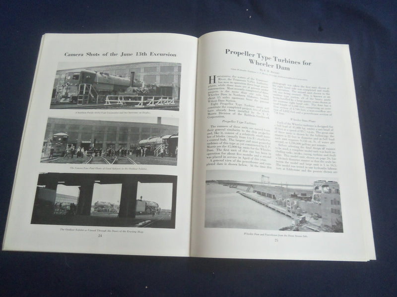 1937 JULY BALDWIN LOCOMOTIVES MAGAZINE - GREAT COVER AND PHOTOS - SP 6482J