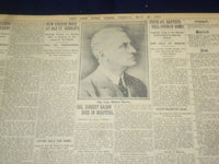 1919 MAY 30 NEW YORK TIMES - NC-4 GOES TO PLYMOUTH - NT 9254