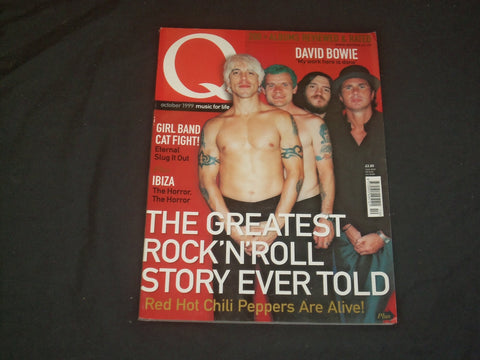 1999 OCTOBER Q MAGAZINE - RED HOT CHILI PEPPERS COVER - B 973