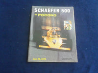 1975 JUNE 29 SCHAEFER 500 AT POCONO RACING PROGRAM - SP 3990H