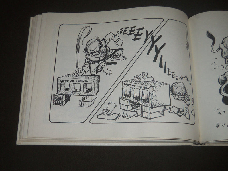 1970 CARTOONS BY BLAINE HARDCOVER BOOK - NICE ILLUSTRATIONS - KD 4032