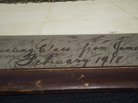 1918 JAMES G. BLAINE GRADUATING CLASS PHOTO - FRAMED - 15 1/2x12 1/2 - #211