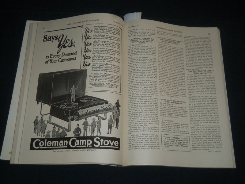 1925 NOVEMBER THE SPORTING GOODS DEALER MAGAZINE - GREAT PHOTOS & ADS - J 3908