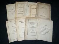1910-1934 RAILWAY ADDRESS PAMPHLETS LOT OF 10 ISSUES - RAILROAD - J 5403
