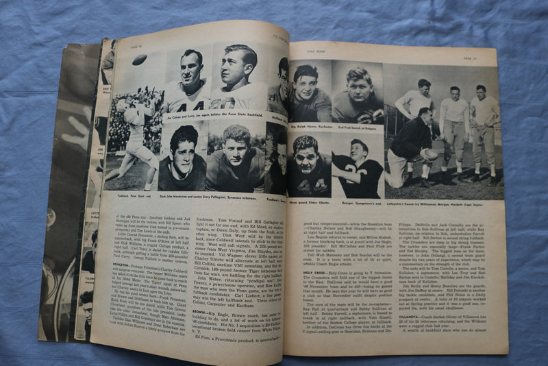 1947 STREET AND SMITH'S FOOTBALL PICTORIAL MAGAZINE - CONNOR COVER - ST 5506P
