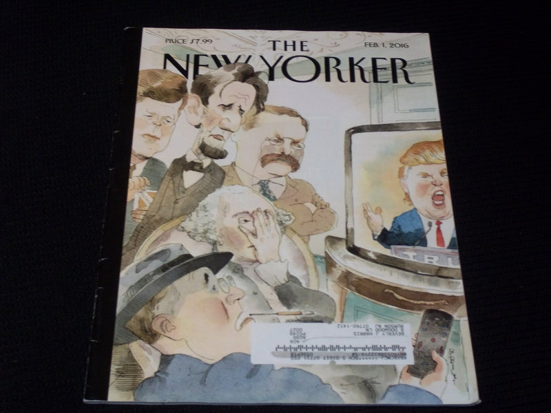2016 FEBRUARY 1 THE NEW YORKER MAGAZINE NICE ILLUSTRATED COVER - E 3224