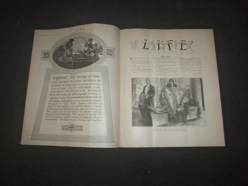 1919 OCTOBER 23 LIFE MAGAZINE - A REINCARNATION - L 769X