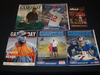 2009 NEW YORK GIANTS OFFICIAL GAME DAY PROGRAM LOT OF 12 - GREAT PHOTOS - O 2390